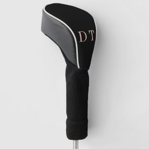 Elegant Executive DT Monogramm Gold Präsident Golf Headcover