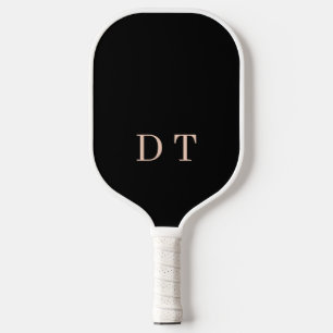 Elegant Executive DT Monogramm Gold Präsident Pickleball Schläger