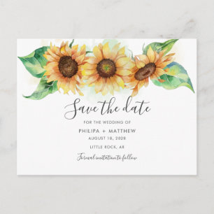 Élégant Faire-Part de Mariage à l'Aquarelle Tourne