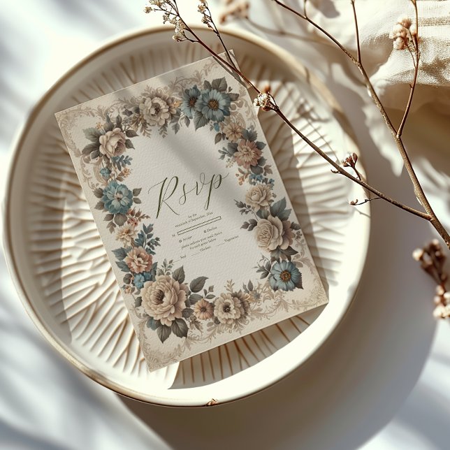 Élégant Faire-part de mariage Art Nouveau (Créateur téléchargé)