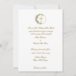 Elégant Faire-part de mariage Brown, Anniversaire