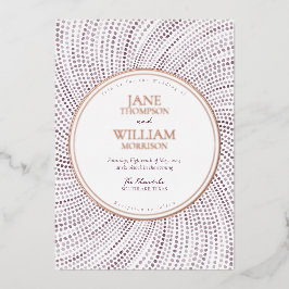 Elégant Faire-part de mariage d'aquarelle Lilac