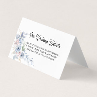 Élégant Faire-part de mariage de code QR - Place p