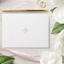 Élégant Faire-part de mariage de monogramme classi