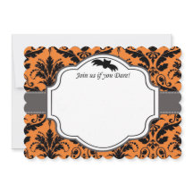 Élégant Faire-part de mariage d'Halloween