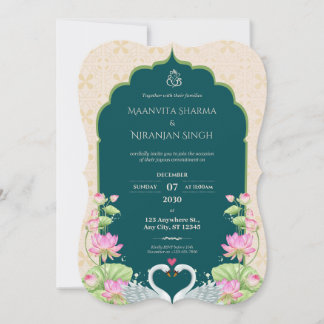Élégant Faire-part de mariage minimaliste