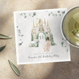 Elegant Fairy Tale Princess | Geburtstagspartei Serviette