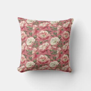 Elegant Farbige Stylische Romantische Florale Chic Kissen