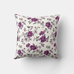 Elegant Farbige Stylische Romantische Florale Chic Kissen