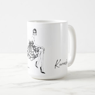 Elegant Fashion Sketch Mug