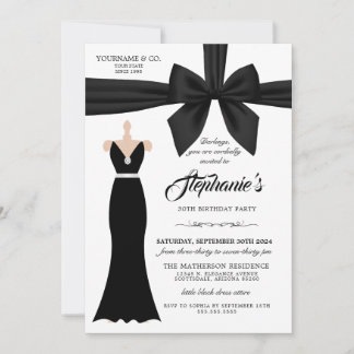 Elegant Fashion Tiffany Geburtstagseinladung Einladung
