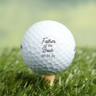 Elegant Father of the Bride Golfball