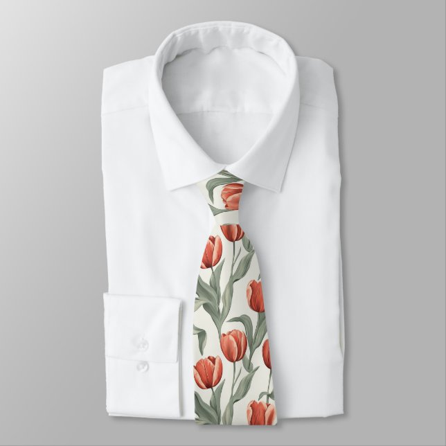 Elegant Fathers Day Tulip Krawatte (Gebunden)
