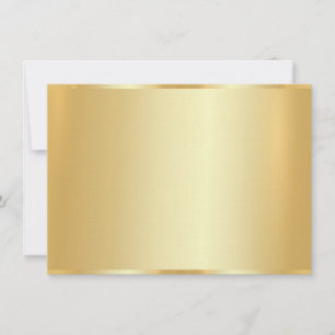 Elégant Faux Gold Blank Modèle Lin Luxueux