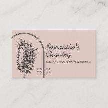 Elegant Feminine Minimal Handy Mop Zimmerreinigung