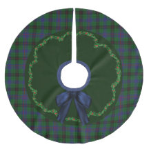 Elegant Festive Davidson Tartan Kariert Tree Skirt