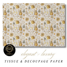 Elegant Festive New Year Luxe Aesthetics  Seidenpapier