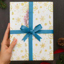 Elegant festlich Weiß und Gold Frohe Weihnachten