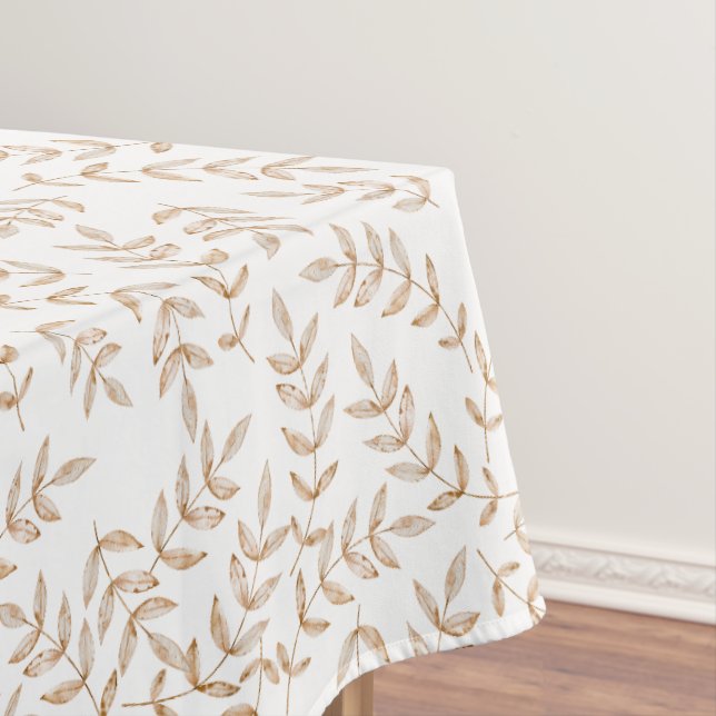 Élégant Feuilles d'automne Thanksgiving Nappe (In Situ)