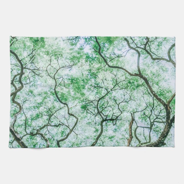 Élégant Feuilles Éffrayants & Branches Serviette d (Horizontal)