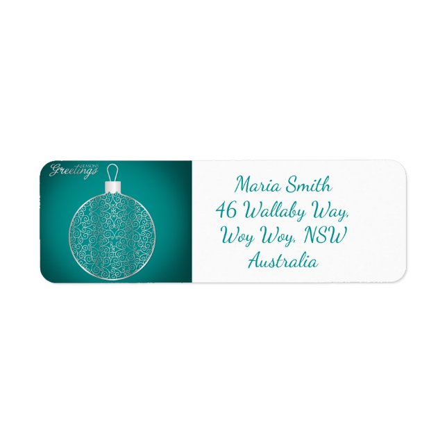 Elegant filigree bauble (Vorne)