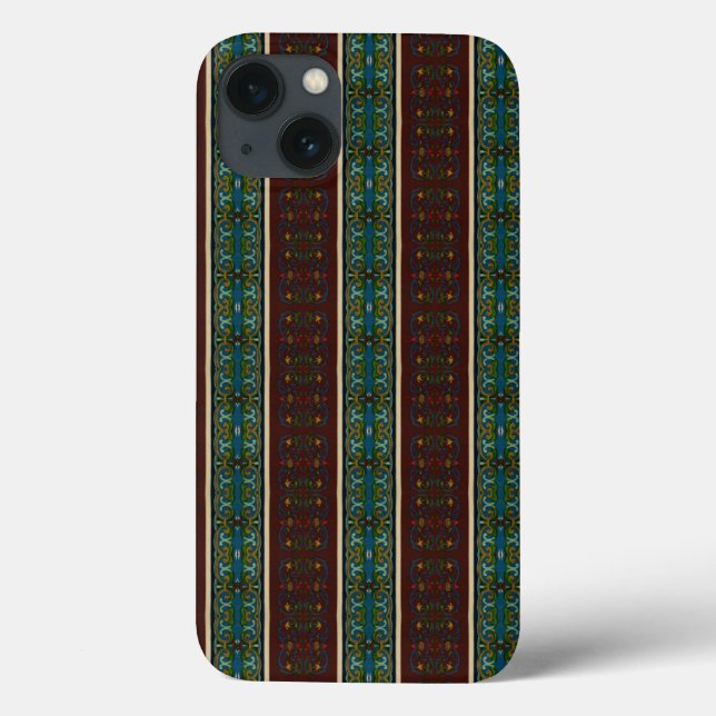 Elegant Filigree Stripes Case-Mate iPhone Hülle (Rückseite)