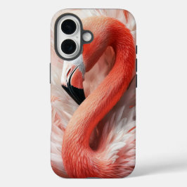 Elegant Flamingo Feather Phone Case