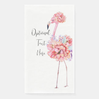 Elegant Flamingo Party Napkin Serviette