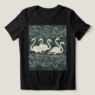 Elegant Flamingo T-shirt Tri-Blend Shirt