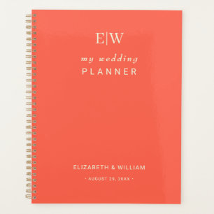 Élégant Flare simple au néon avec Mariage Monogram