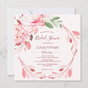 Elegant Flawless Sakura Bridal Dusche Einladung