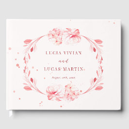 Elegant Flawless Sakura Pink Dream Wedding Gästebuch