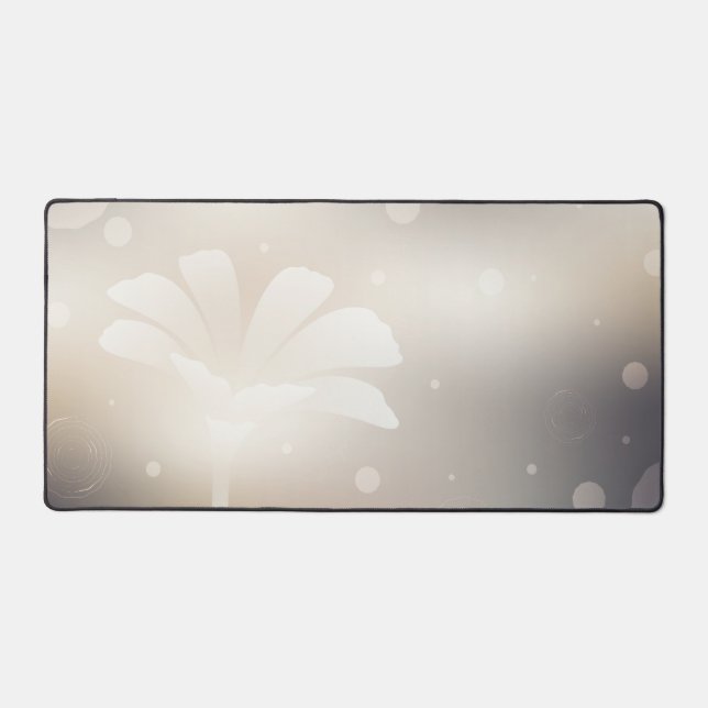 Elegant Fleur Fleur Fleur Bureau Mat (Recto)