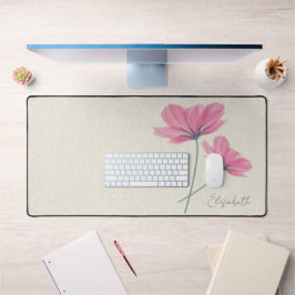 Elégant Fleurs Roses Vintages Ajouter le nom du bl