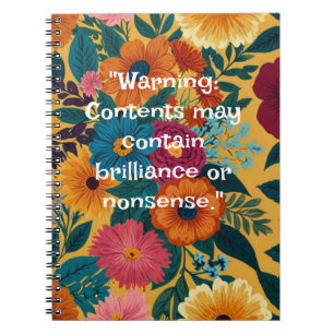 Elegant Floral 2025 Notizblock