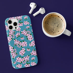 Élégant floral aquarelle rose de cerisier en fleur