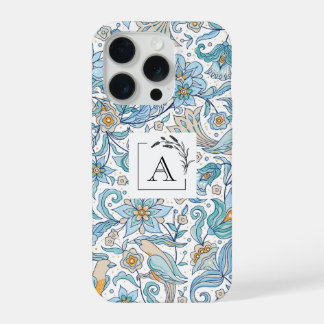 Elegant Floral Arabesque iPhone 15 Pro Fall Hülle