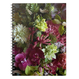 Elegant Floral Arrangement Botanical Notebook Notizblock