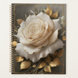 Elegant Floral Art Design Planner Planer