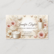 Elegant Floral Beauty Cosmetic Professional