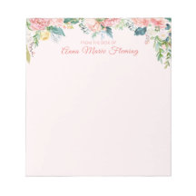 Elegant Floral Blush Pink Rose Peony