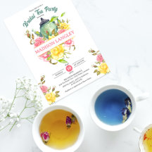 Elegant Floral Bridal Tea
