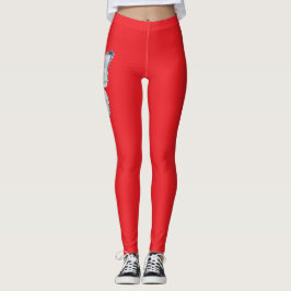 Elegant Floral Butterfly Letter B - Artistic Monog Leggings