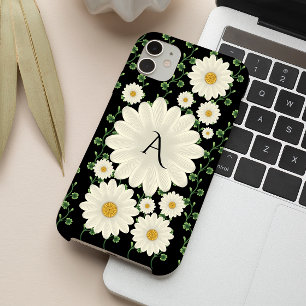 Elegant Floral Daisy Monogram Case-Mate iPhone Hülle