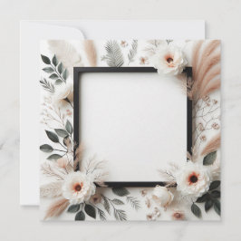 Elegant Floral Einladung