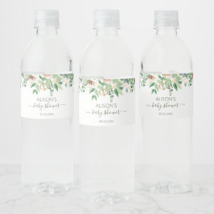 Elegant Floral Eucalyptus Greenery Baby Shower