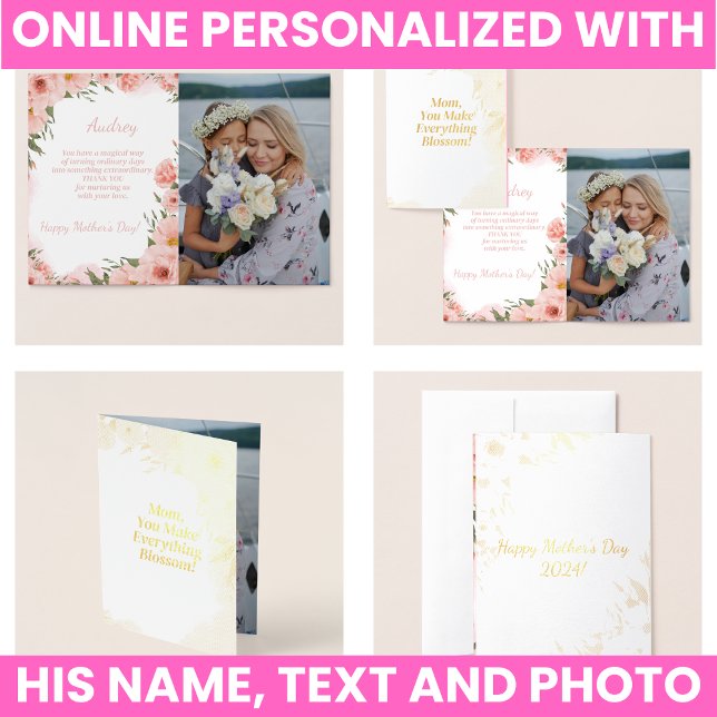 Elegant Floral Folienkarte (Elegant Floral Foil Card
)