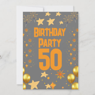 Elegant Floral Geburtstag Gruß Einladung