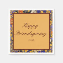 Elegant Floral Happy Friendsgiving