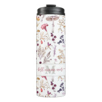 Elegant Floral Hummingbird Beste Mama jemals
